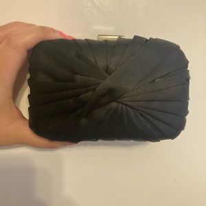 Black formal clutch